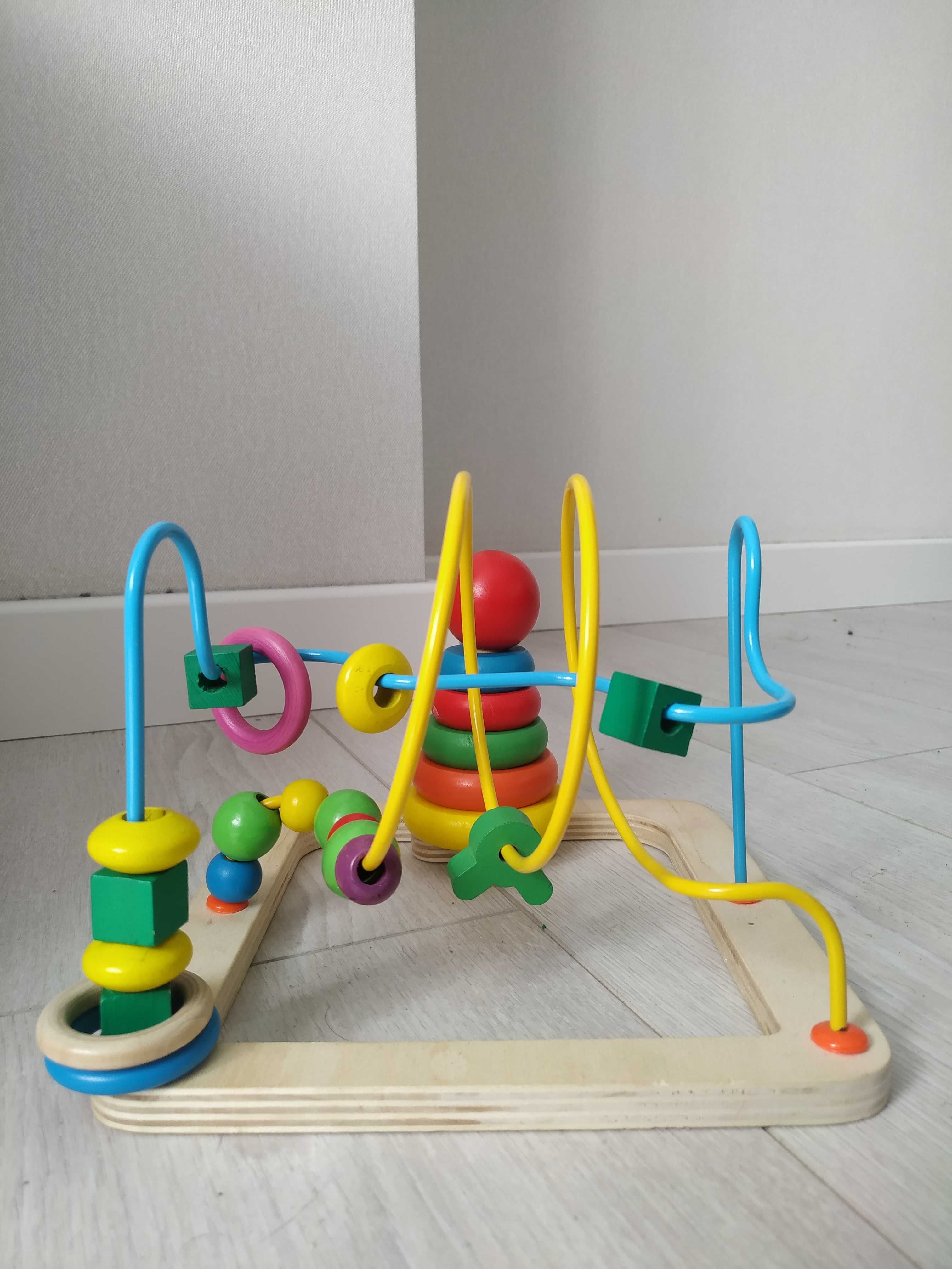 Розвиваюча іграшка Лабіринт+пірамідка