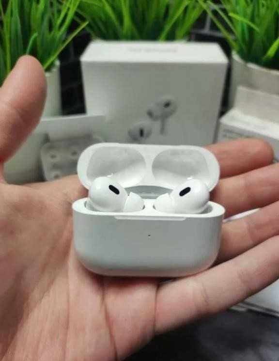 Топовые Наушники Airpods pro 2 с шумоподавлением 1в1 +чехол