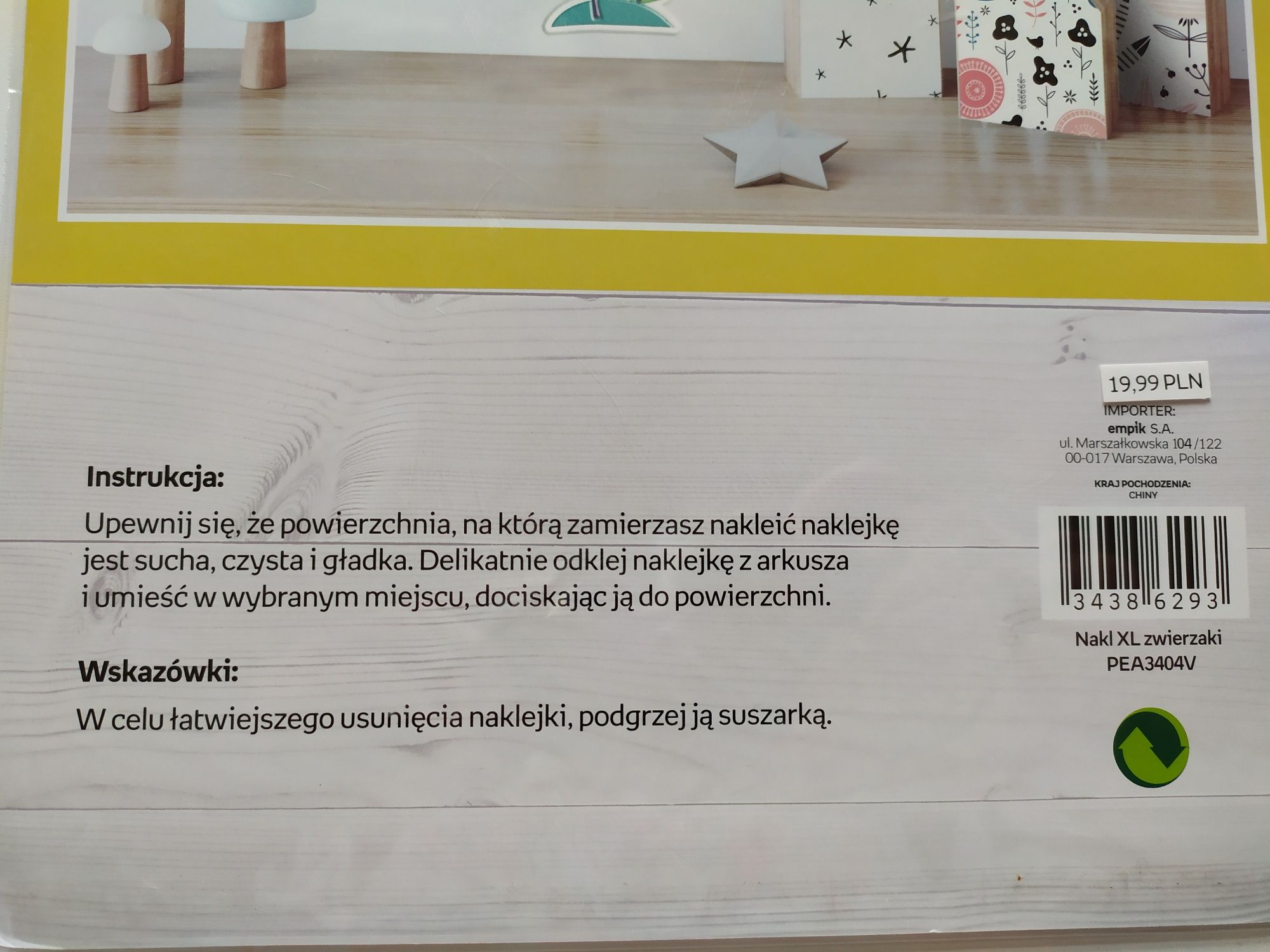 Naklejki dekoracyjne zwierzęta