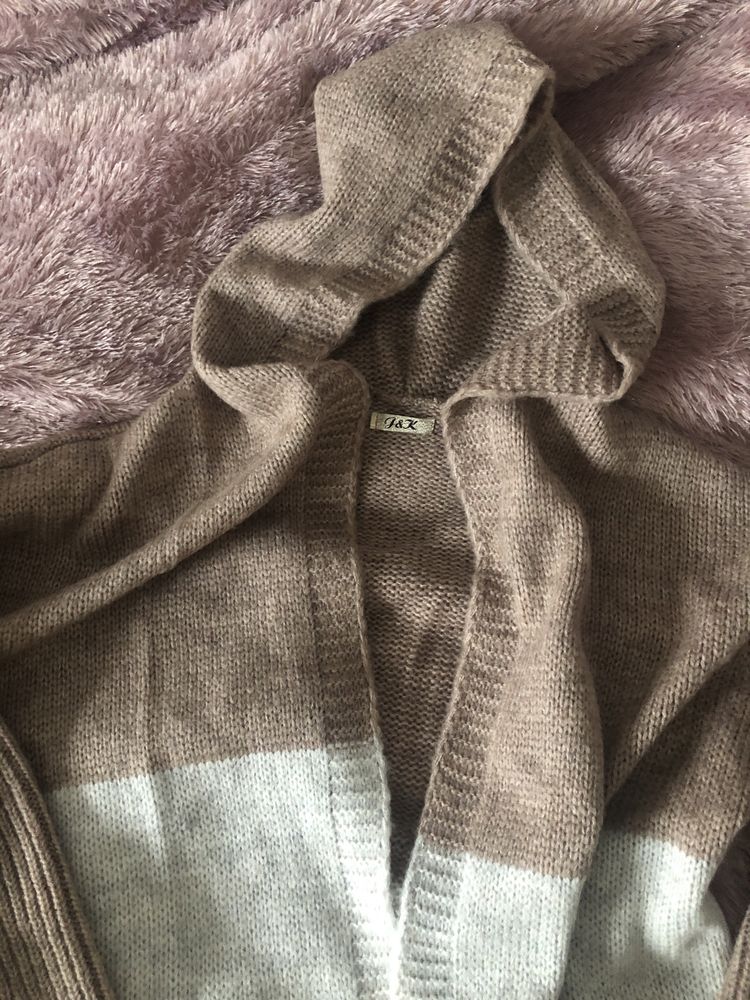 Sweter w pasy kardigan jak cocomore