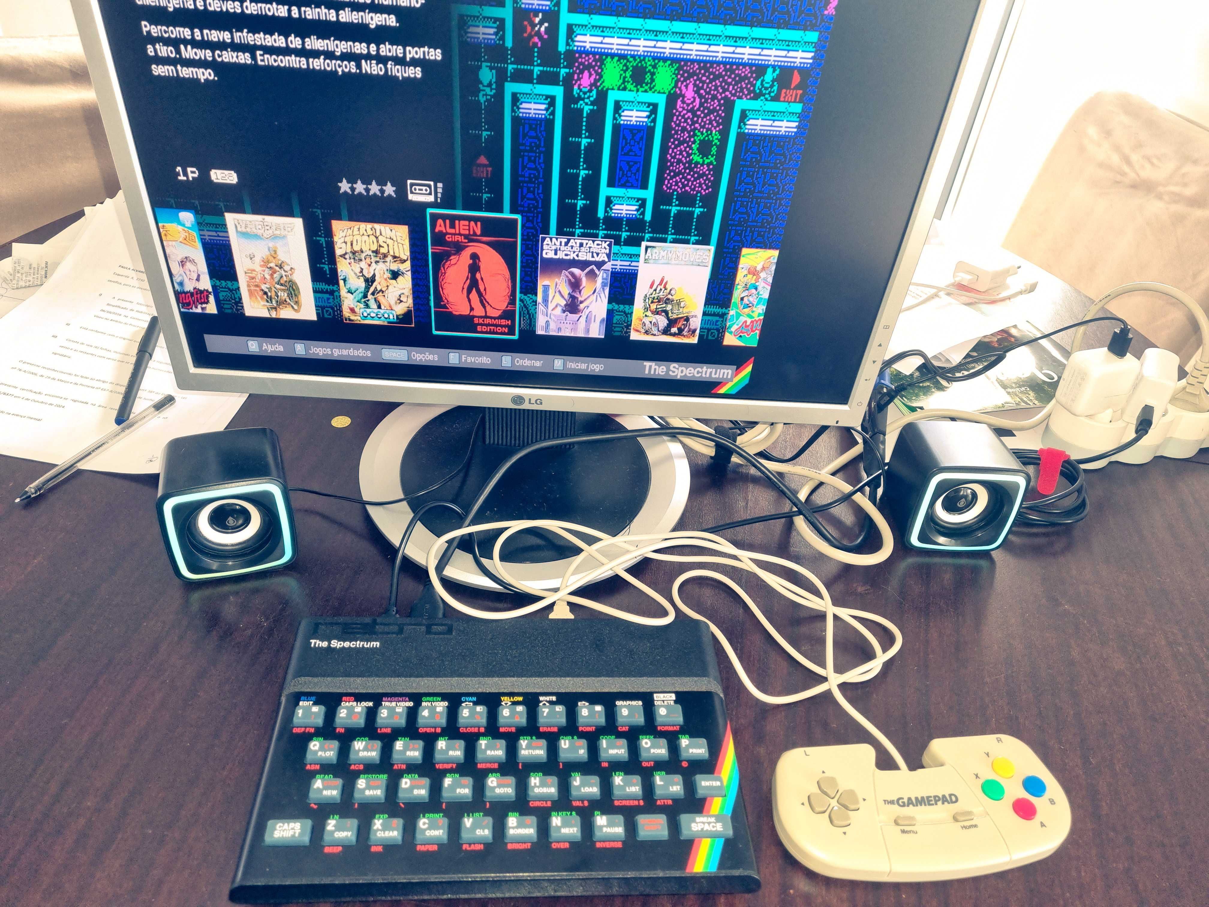 Consola retro Spectrum - Reviva a Magia dos Jogos Clássicos em Família