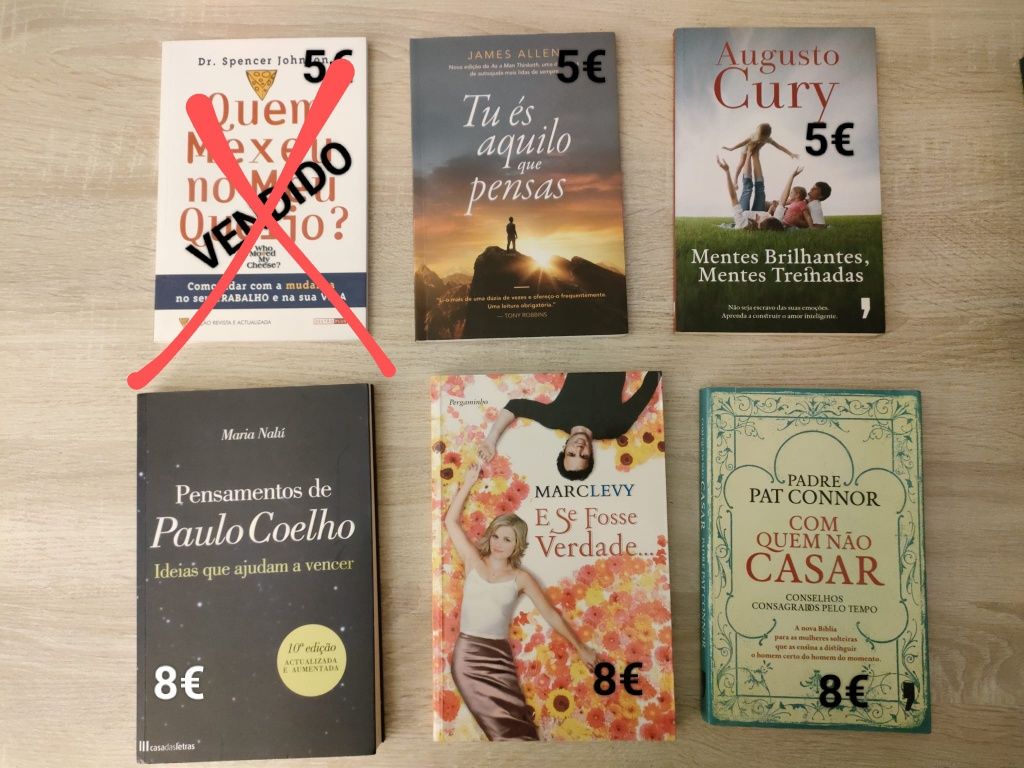 Livros variados desde 5€
