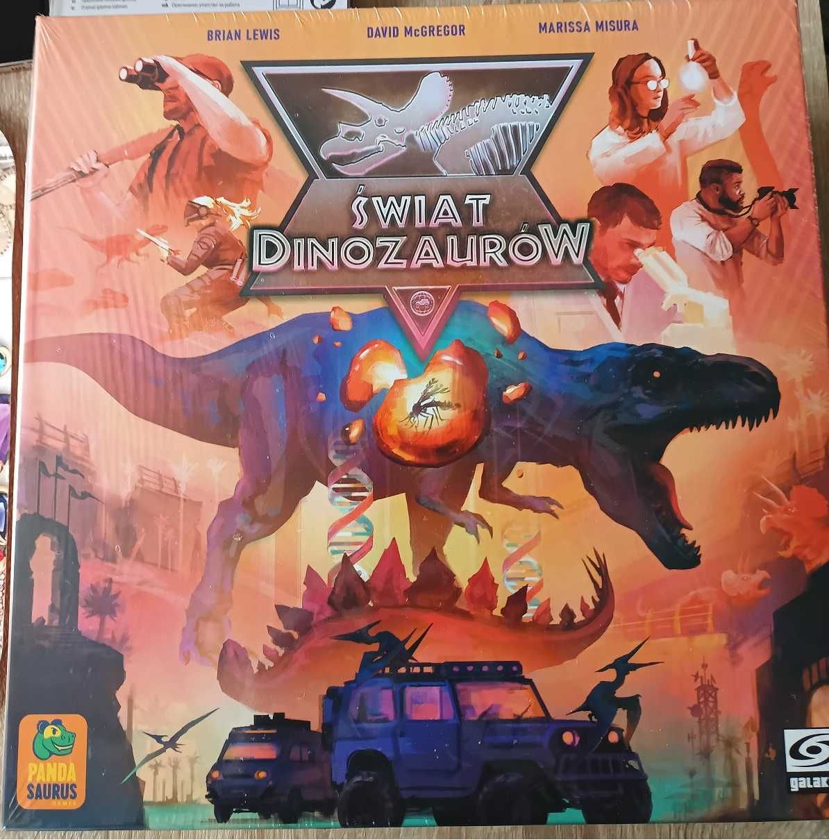 Świat Dinozaurów gra planszowa - nowa