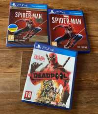 Ігри Sony PlayStation 4: Deadpool, Spider-man, Persona