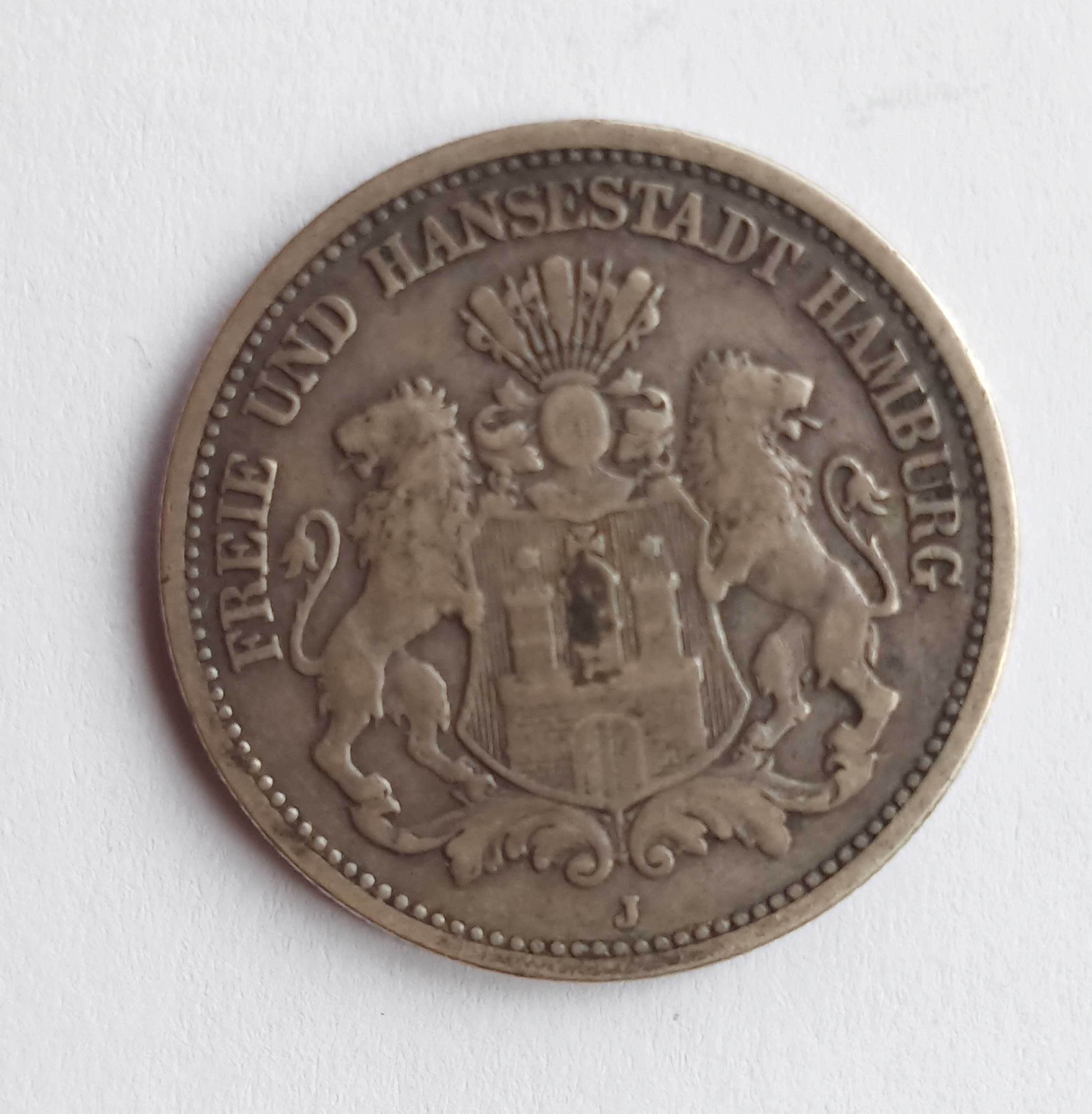 2 марки 1876 р. Гамбург