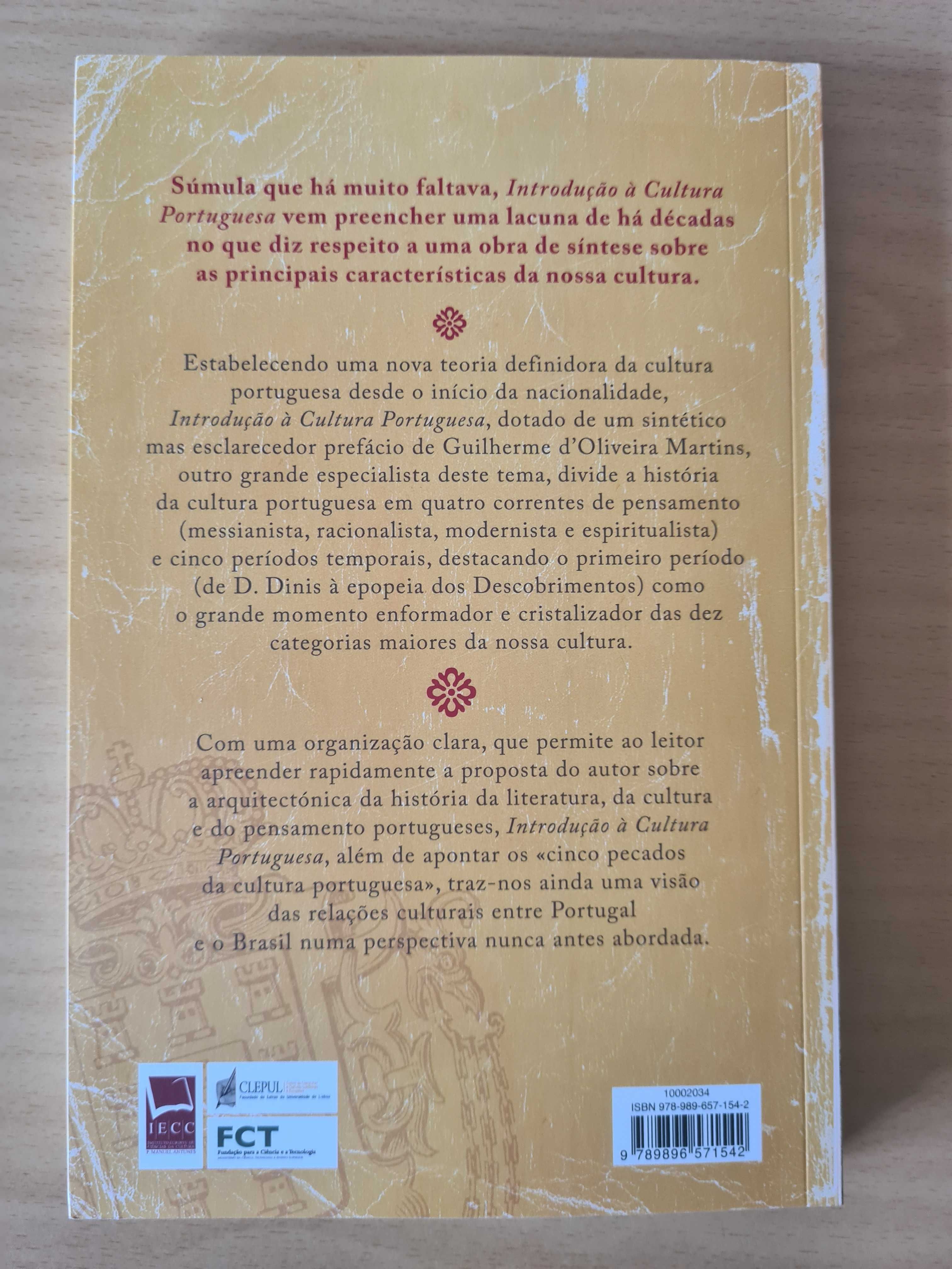 Livro "Introdução à Cultura Portuguesa" de Miguel Real