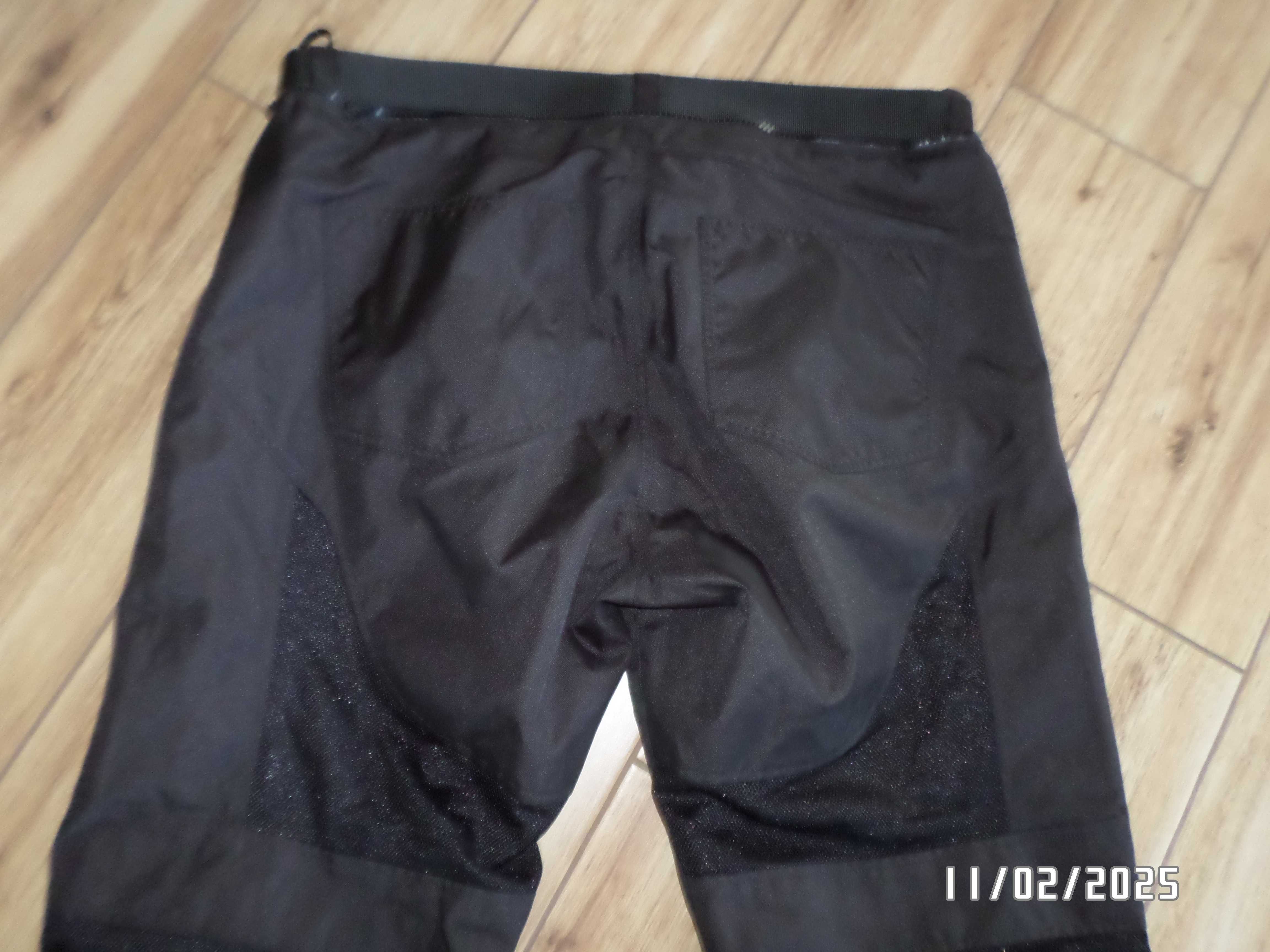 czarne męskie spodnie tekstylne -held-4XL-nowe