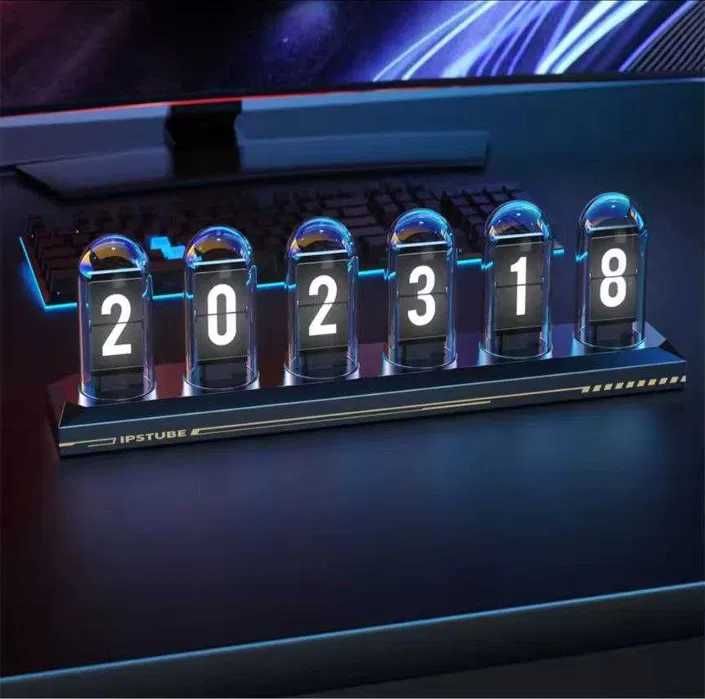 Nixie Clock, годинник з IPS-дисплеєм в колбах