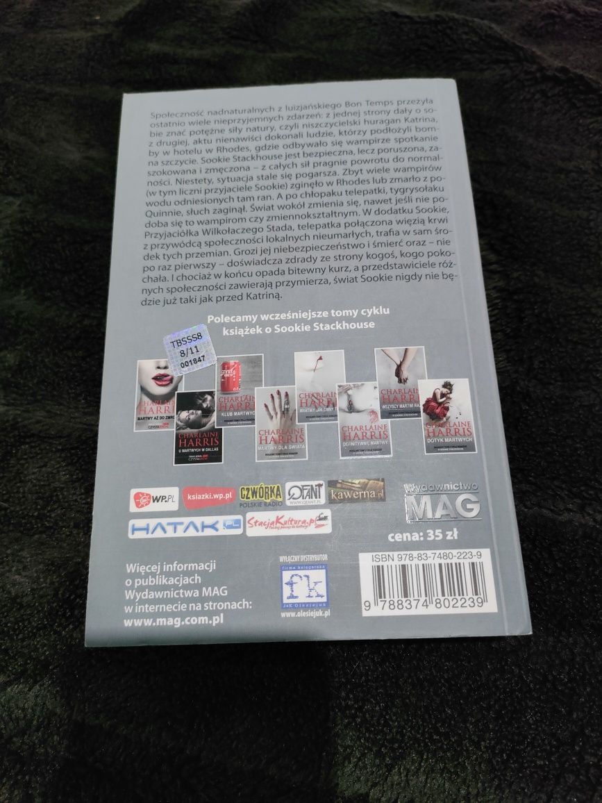 Książka "Gorzej niż martwy" Charlaine Harris