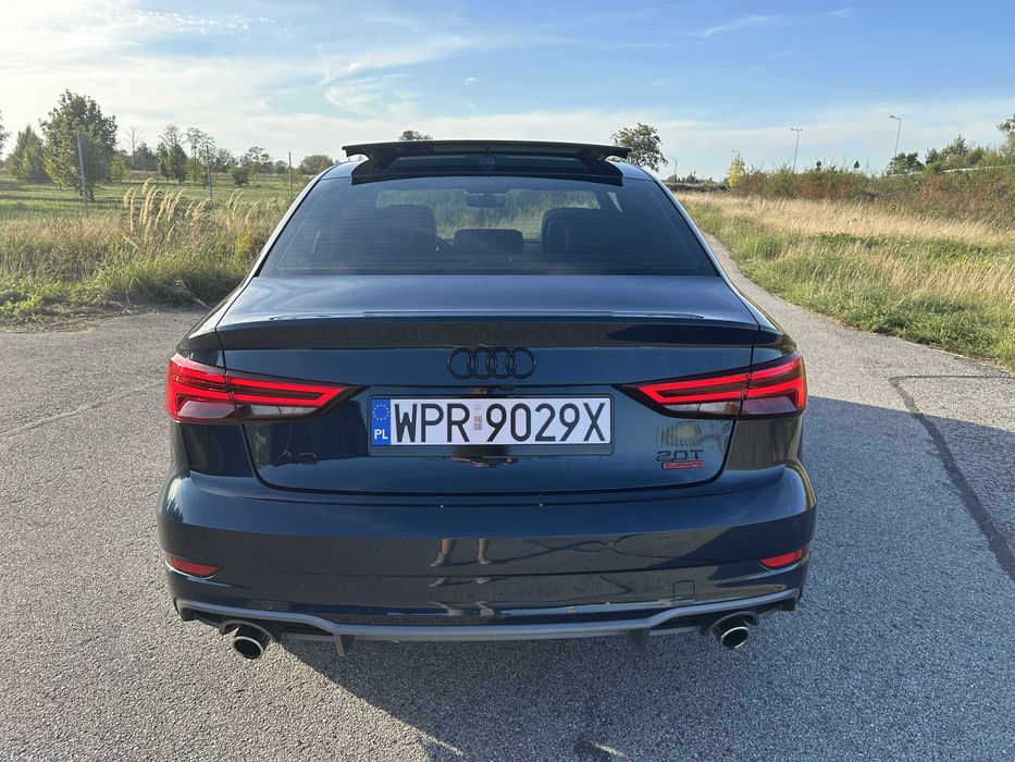 Audi A3 8V 2.0 T 224KM QUATTRO S-TRONIC S-LINE 2017R