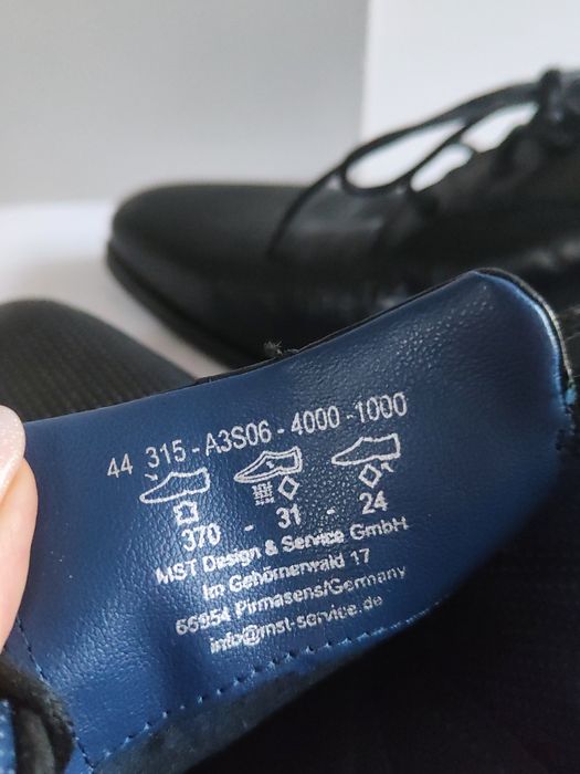 Eleganckie męskie półbuty skórzane Bugatti – rozmiar 43