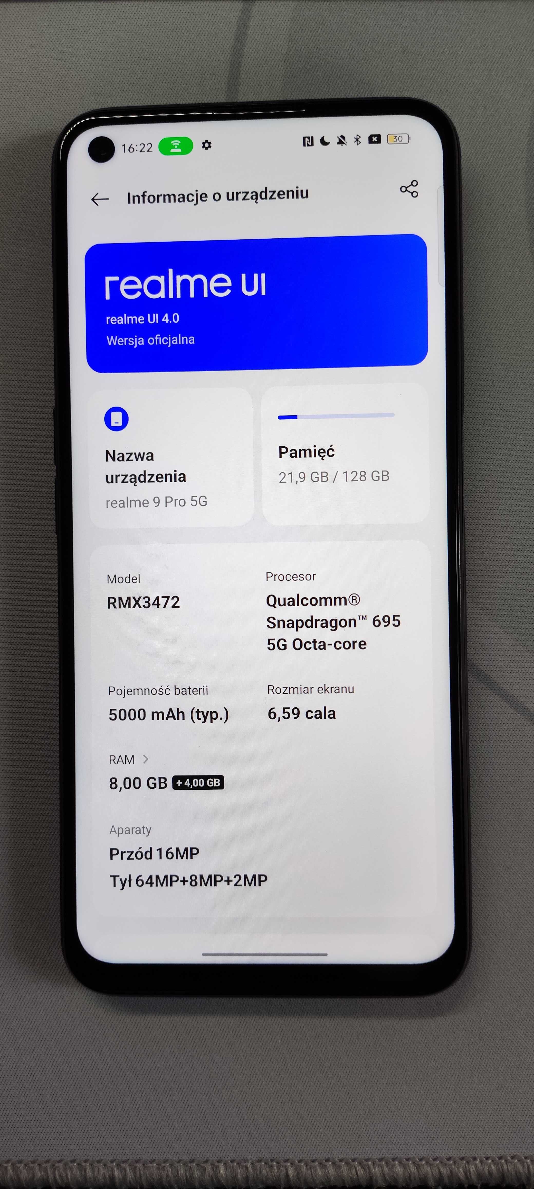 Realme 9 Pro 5G GWARANCJA