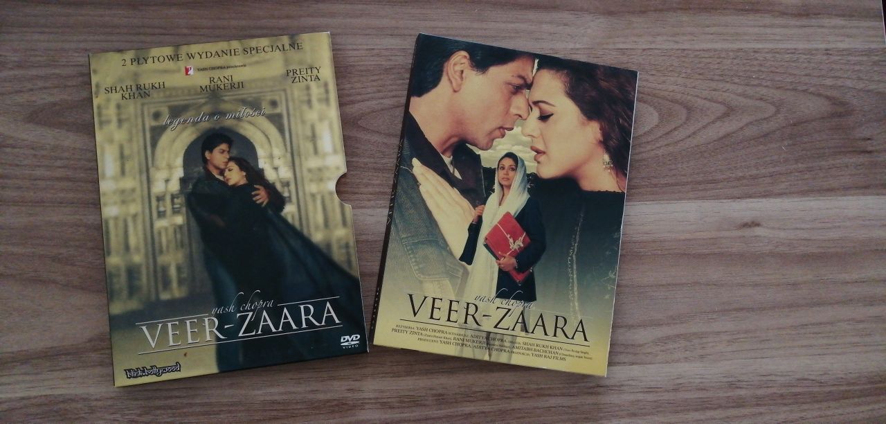 Veer Zaara Bollywood Shah Rukh Khan Yash Chopra DVD