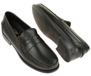 Nowe mokasyny Geox U641ZB – męskie, czarne, skóra – rozmiar 47