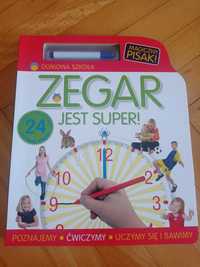 Książka Zegar jest super magiczny pisak twarde strony
