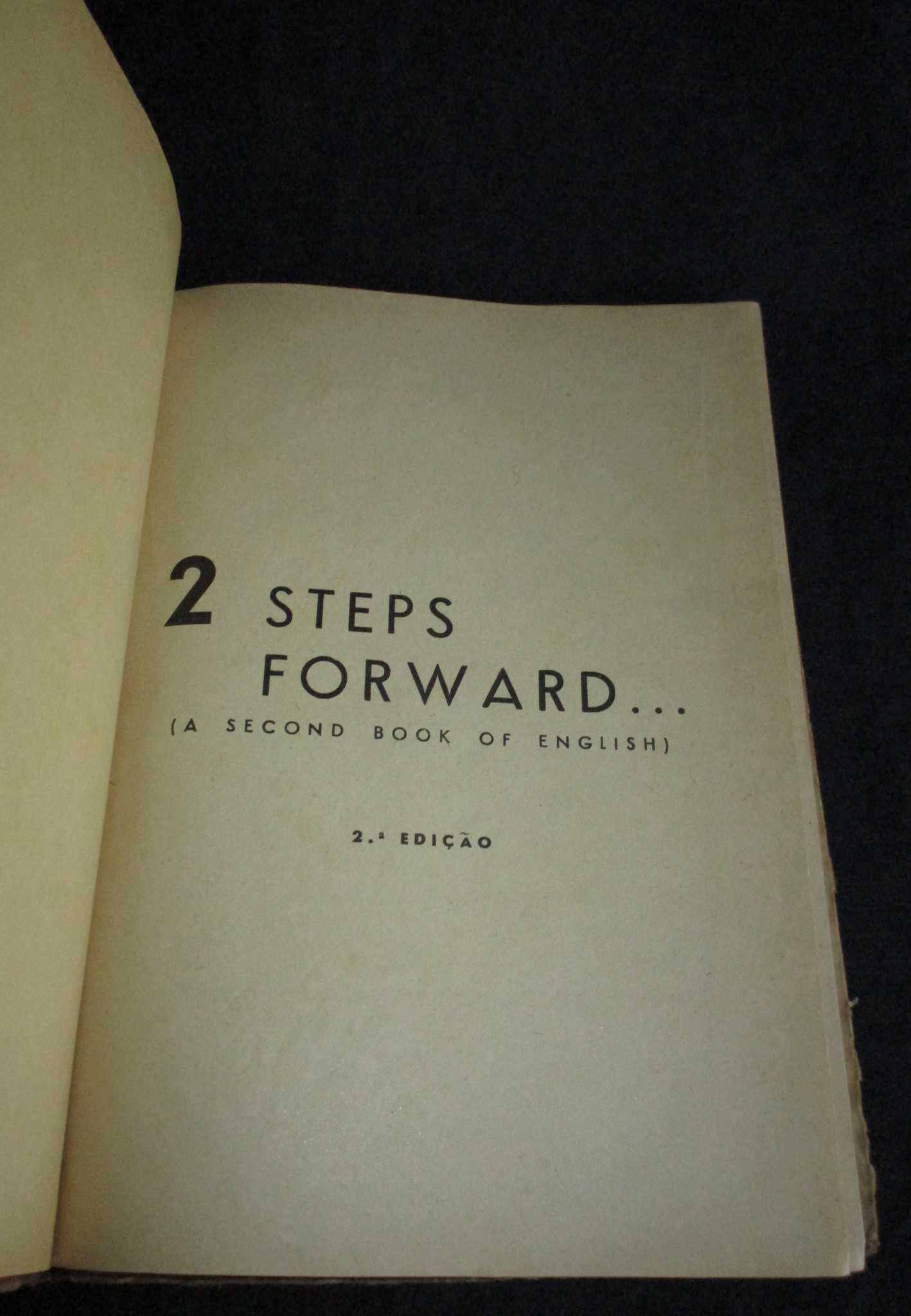 Livro Two Steps forward Virgílio Couto A second book of English