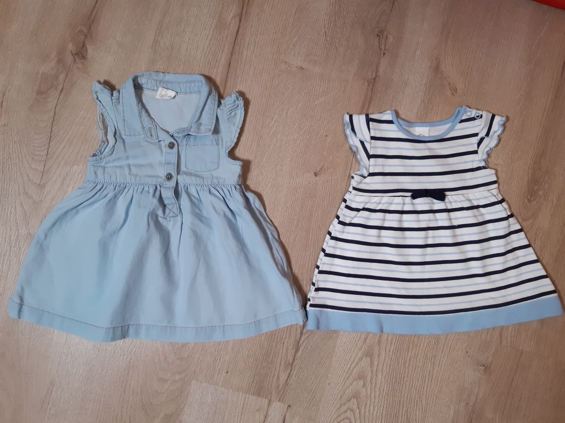 Sukienka sukienki Baby Club i H&M 68