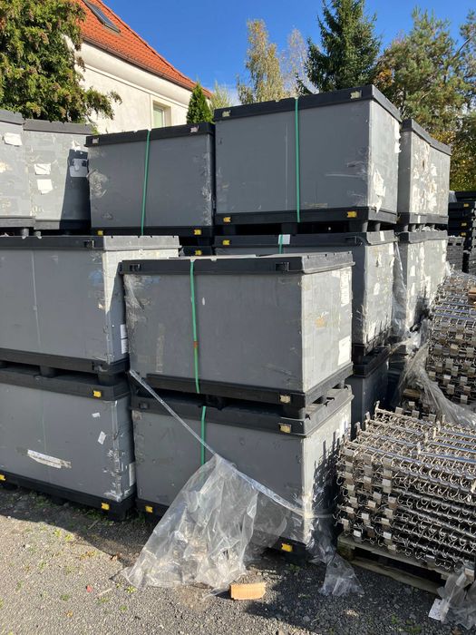 Skrzyniopaleta, skrzynie, boxy sztangi stalowe - do uzgodnienia