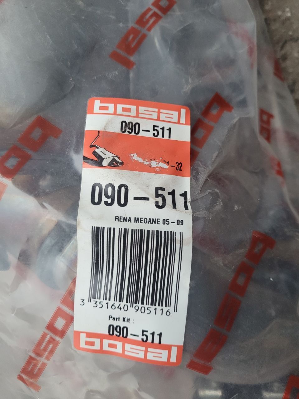 Каталізатор Renault Megan Scenic Laguna 2 / 1.9 DCI / BOSAL 090 - 511
