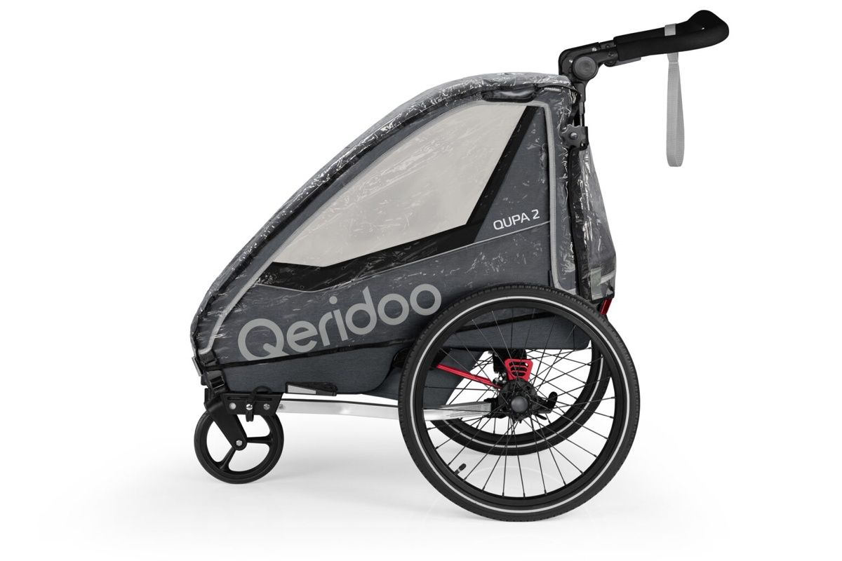 folia przeciwdeszczowa przyczepka rowerowa Qeridoo Qupa 2 Sportrex 2
