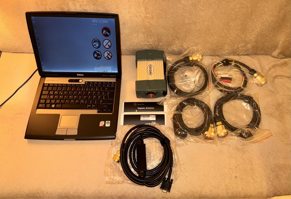 Profesjonalny skaner STAR C3 diagnosis Mercedes z laptopem Xentry