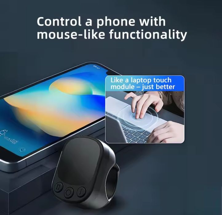 Безпровідна блютуз мишка у формі кільця touch mouse j09