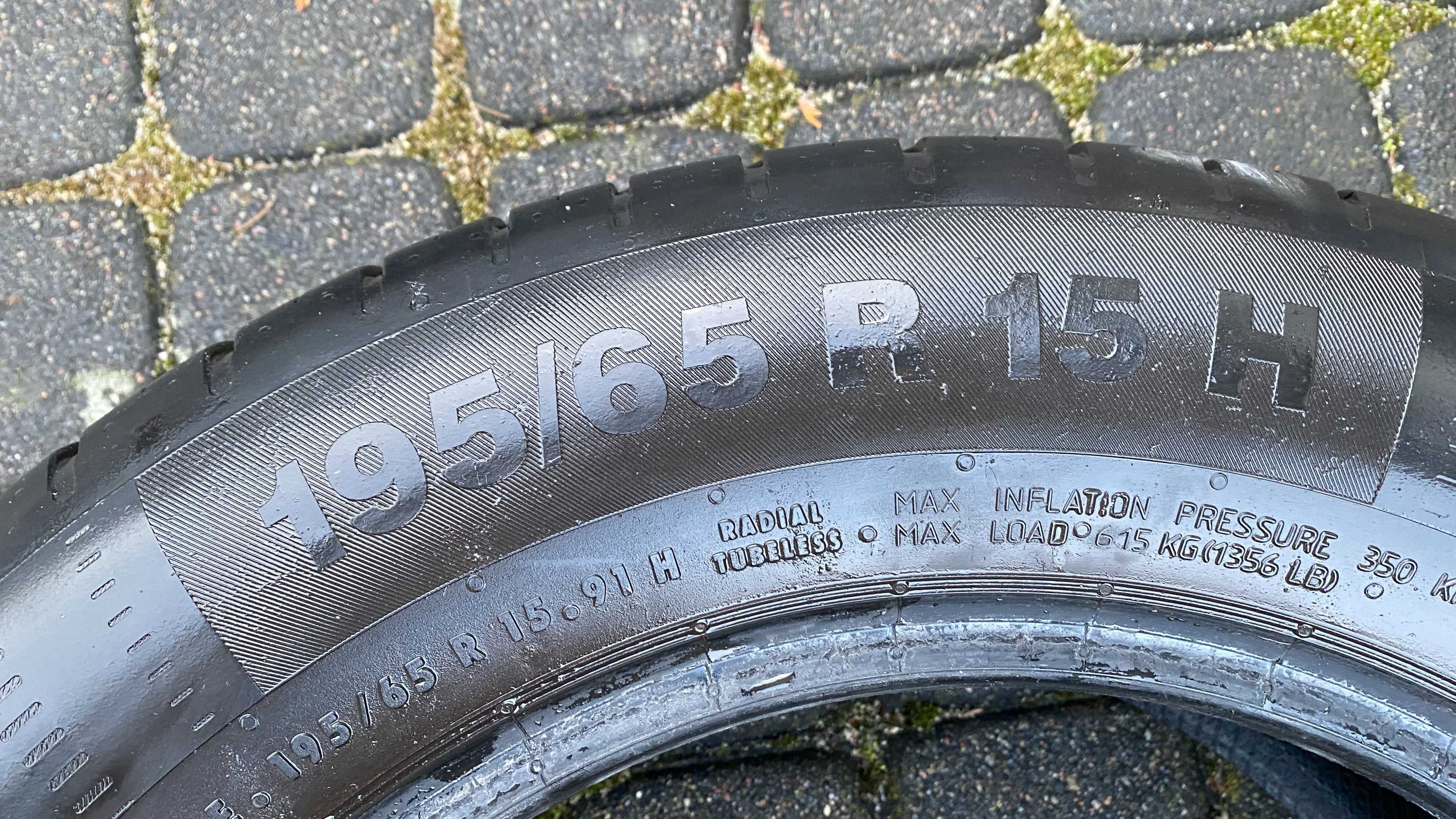Opony letnie 195/65 R15, felgi stalowe R15, koła, komplet 4 szt.