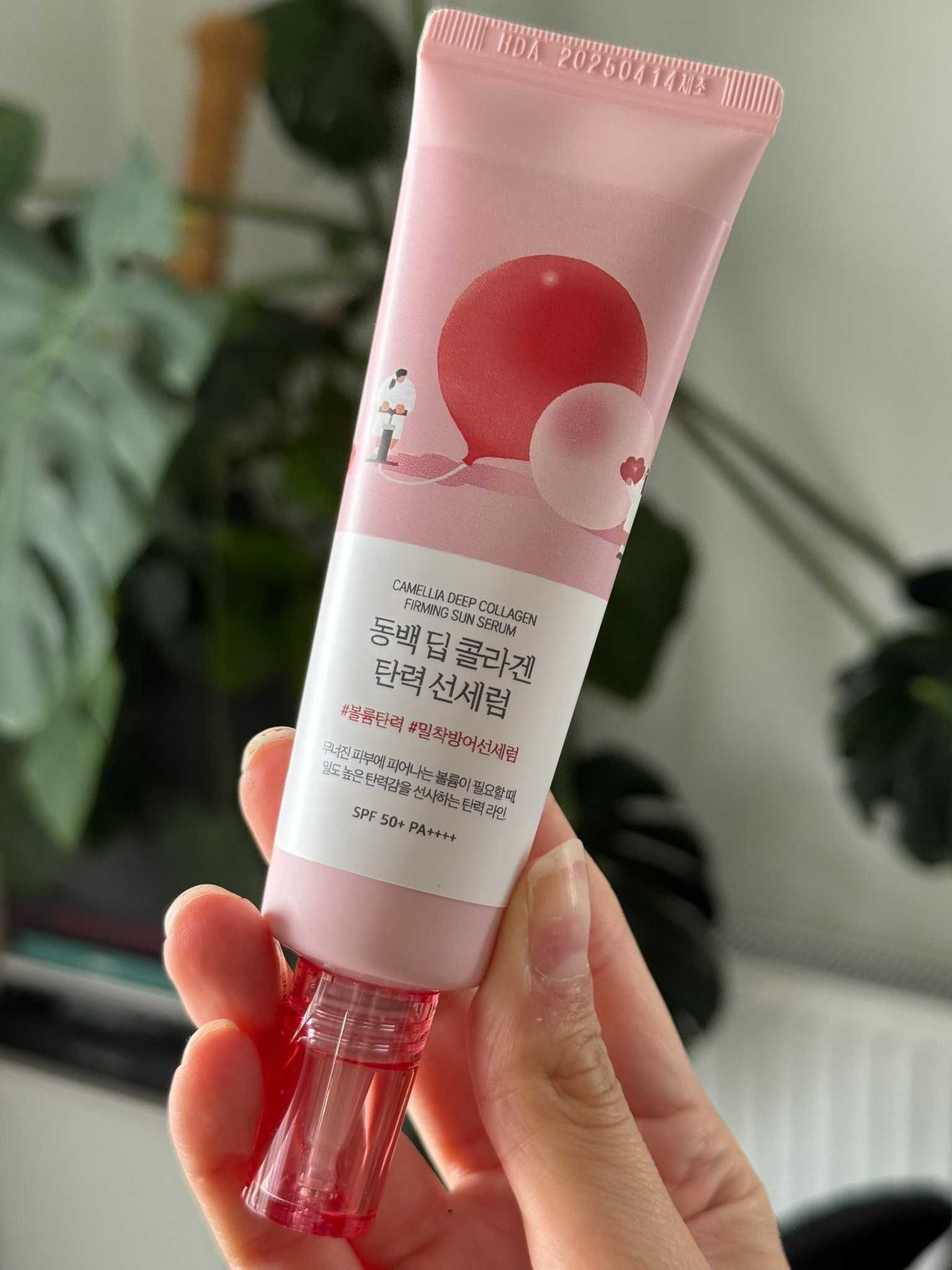 ROUND LAB Camellia Deep Collagen Firming Sun Serum SPF50+ 50ml