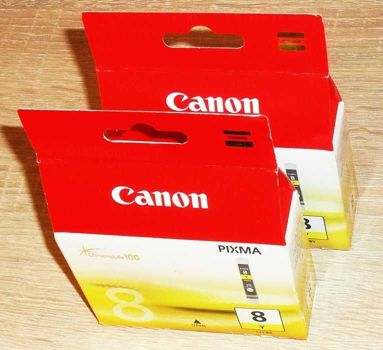 Tusz Canon CLI-8Y 0623B001 do drukarek typu iP-4200 itp. Kolor żółty.