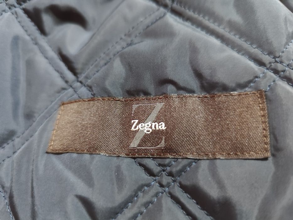 Parka Zegna Azul Marinho