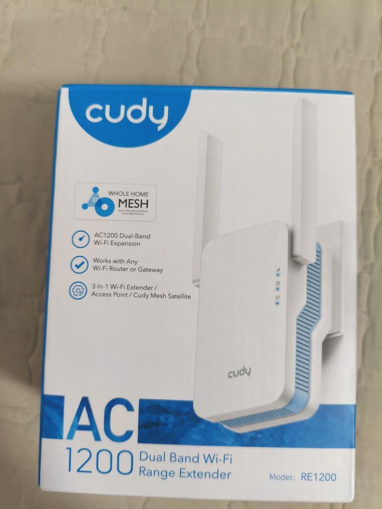 Wzmacniacz sygnału Wi-Fi AC1200 z podwójnym pasmem