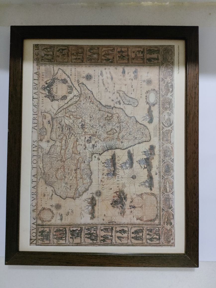 Quadros de mapas