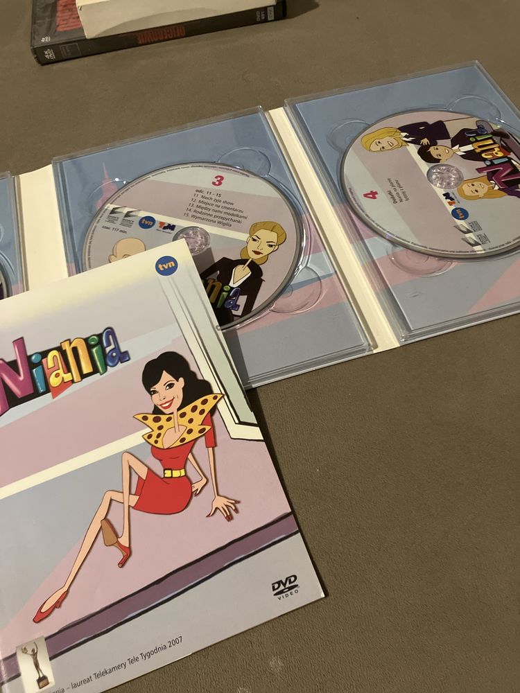 Niania serial TVN Pierwsza seria odcinki 1-15 4dvd Dygant Kot Unikat