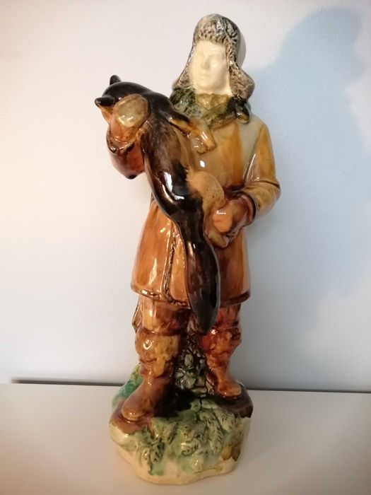 Figurka ceramiczna oblana Lomonosow Lfz, Zsrr Gzel