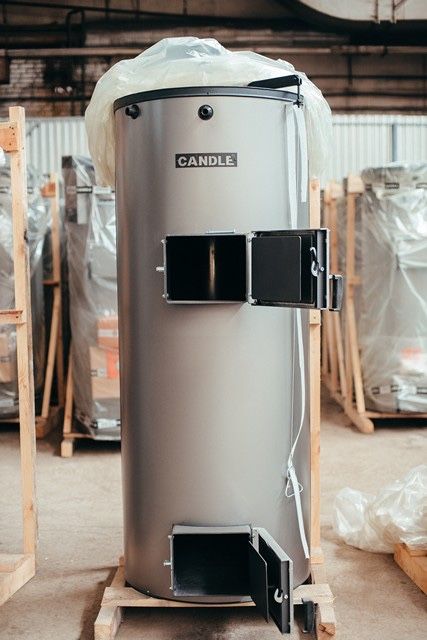 Котел Candle Кендл 20квт твердопаливний твердотопливный верхнього горі