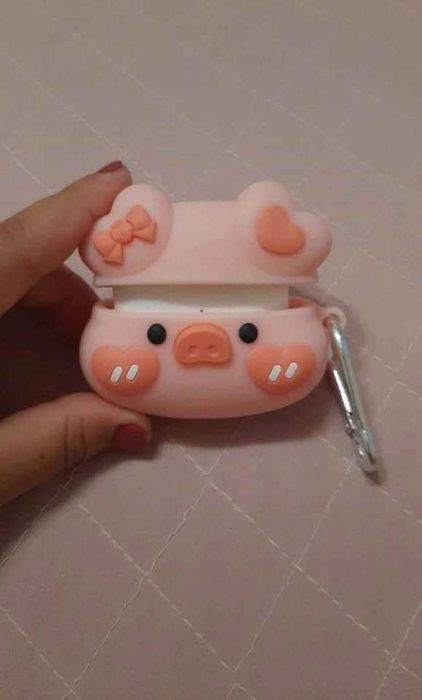 Capa fofa para Redmi Buds 3 Lite com porta chaves