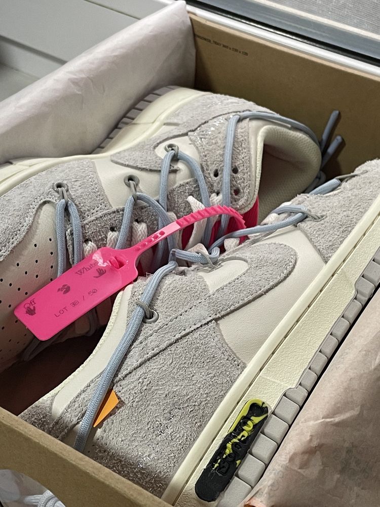 (45) Кросовки Nike Dunk Low X Off-White (38/50)