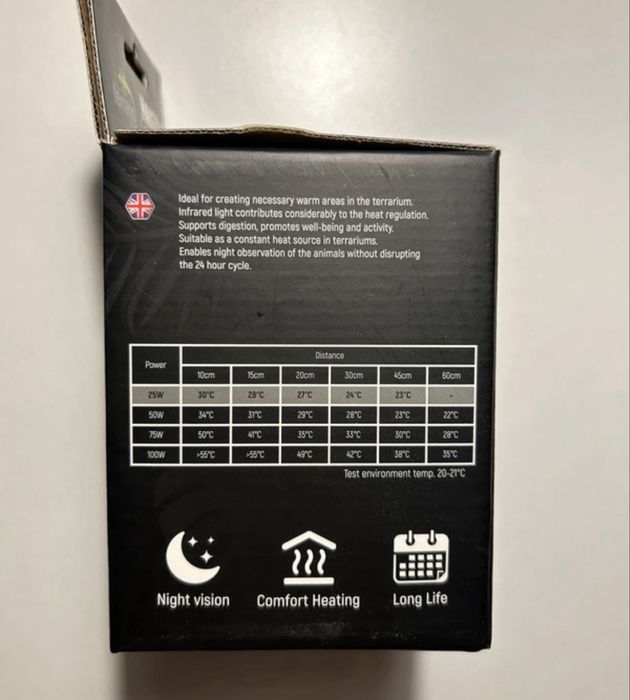 Terrario Nangola Red Night Light - żarówka podczerwona 25W