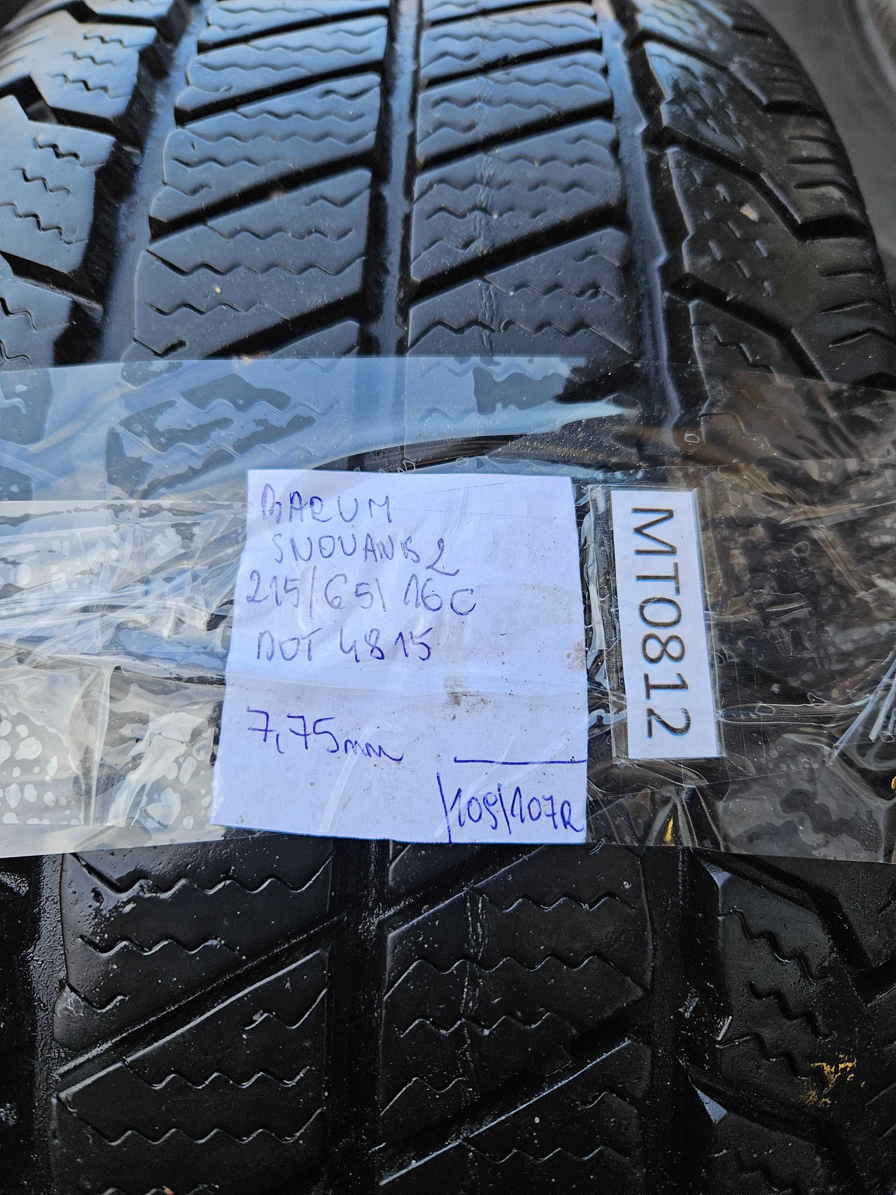 Barum 215/65 r16c SnoVanis 2 /// 8mm!!! wysyłka