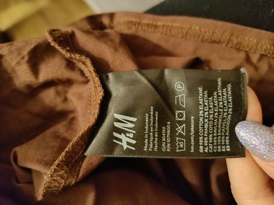 Crop top z długim rękawem