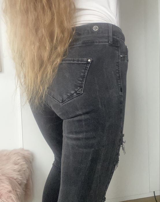 spodnie czarne River Island roz. XS