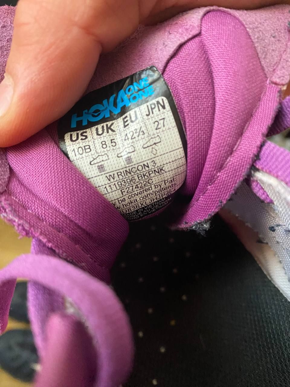 Бігові кросівки Hoka Rincon 3 27 см