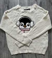 Sweter z pingwinkiem - XS