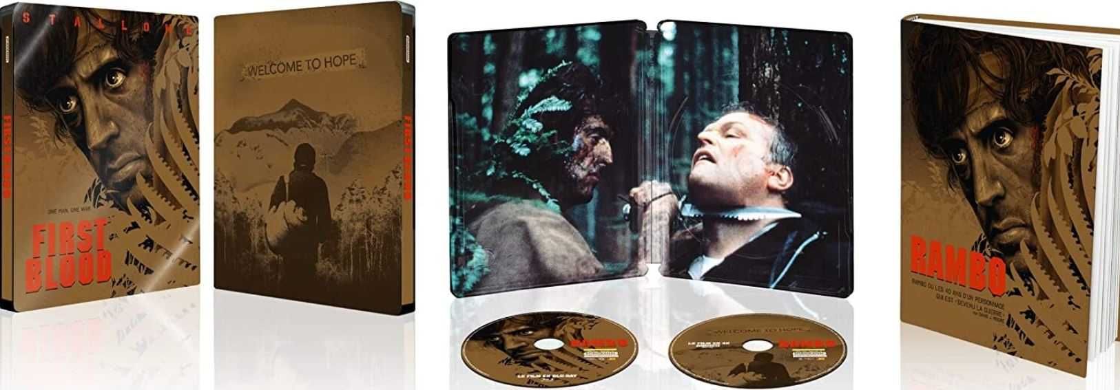 Rambo: First Blood Blu-ray, 4K,book STEELBOOK w.EN