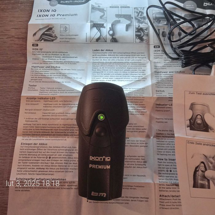 Busch&Muller IXON IQ-Premium/nowe akumulatorki