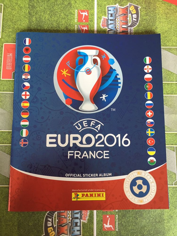 Panini Euro 2016 Swiss star ed caderneta + cromos por colar + update