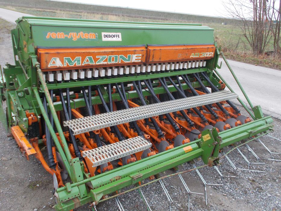 Zestaw siewny Amazone AD 302 KE303 3m talerzowy Agregat +Siewnik