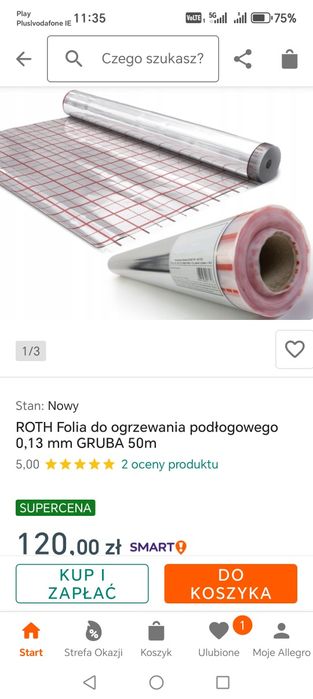 ROTH Folja pod podłogówkę.