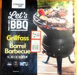 Nowy Grill beczkowy kociołek RUSZT ŻELIWNY beczka