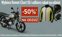 Romet CHART Chart 50cc na kat. AM lub Dow. Osobisty Z dostawą pod dom
